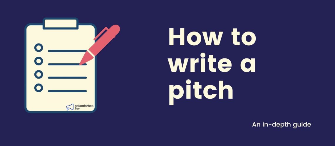 How to write a pitch to get published on forbes